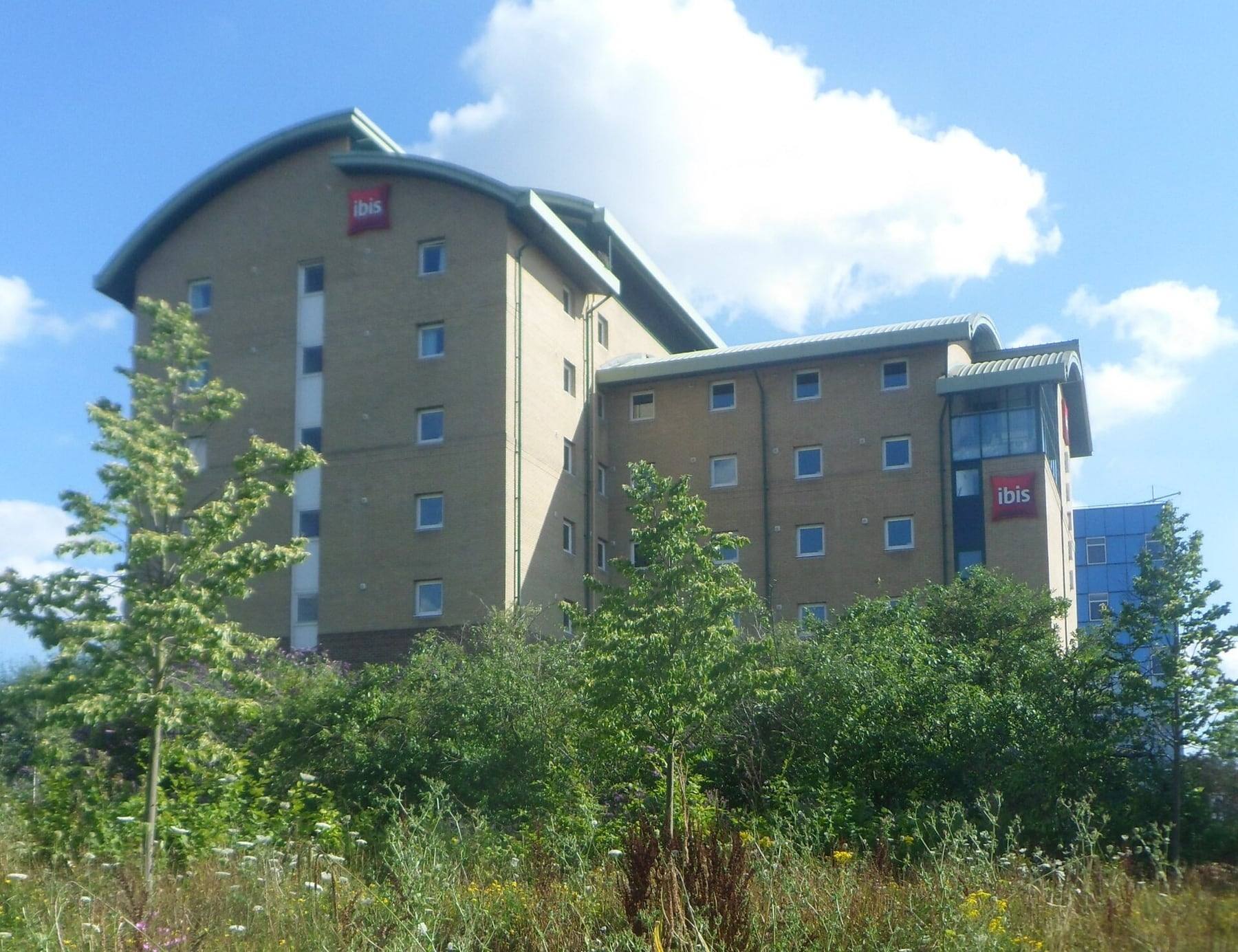 The ibis hotel at Gatwick Airport, on the A23 at County Oak