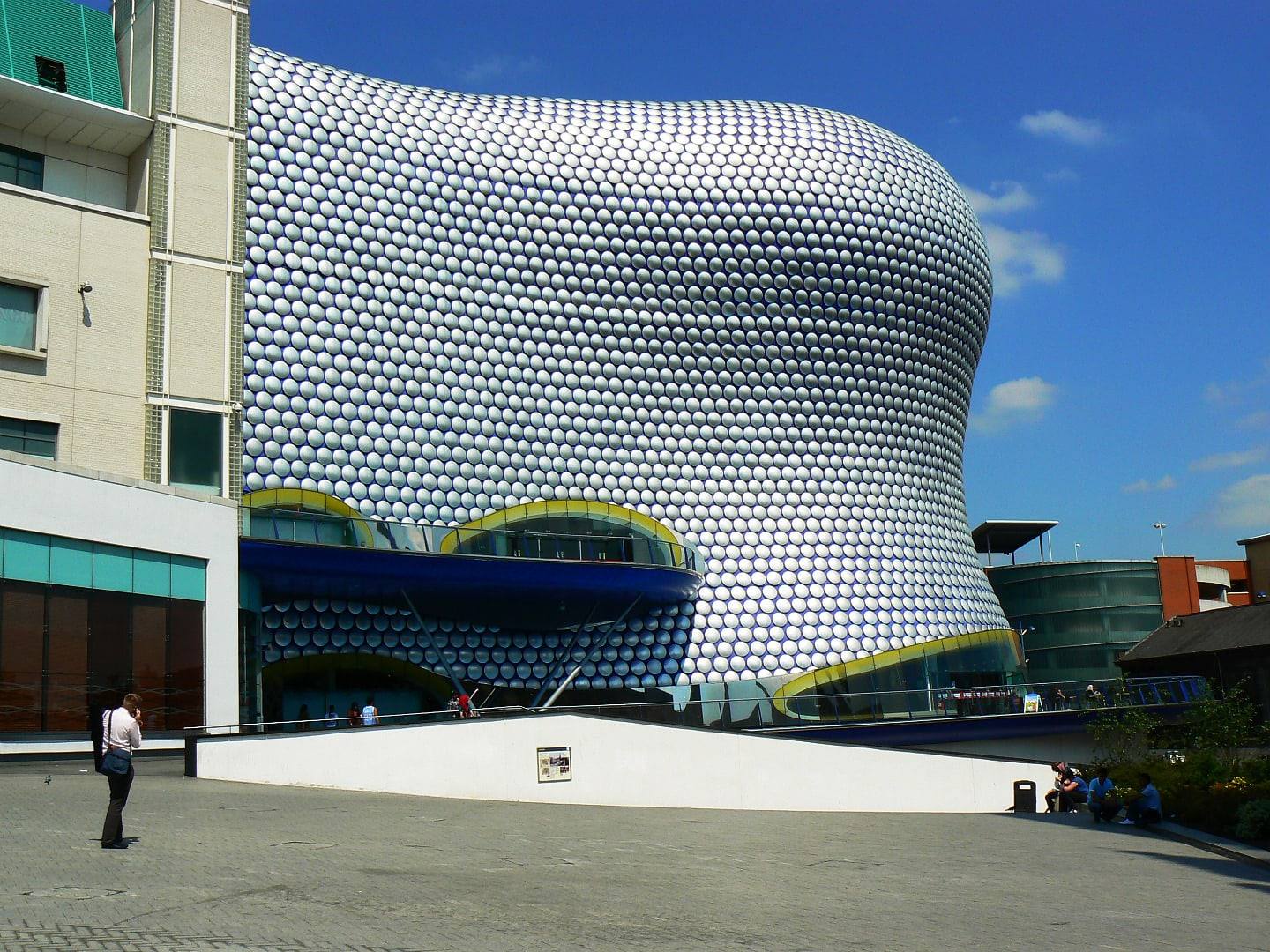 The Selfridges building at the Bullring in Birmingham, the city at the start of the Birmingham to Gatwick route